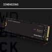 תמונה של כונן פנימי SSD עם צלעות קירור WD BLACK SN850 NVMe SSD 1TB With HS