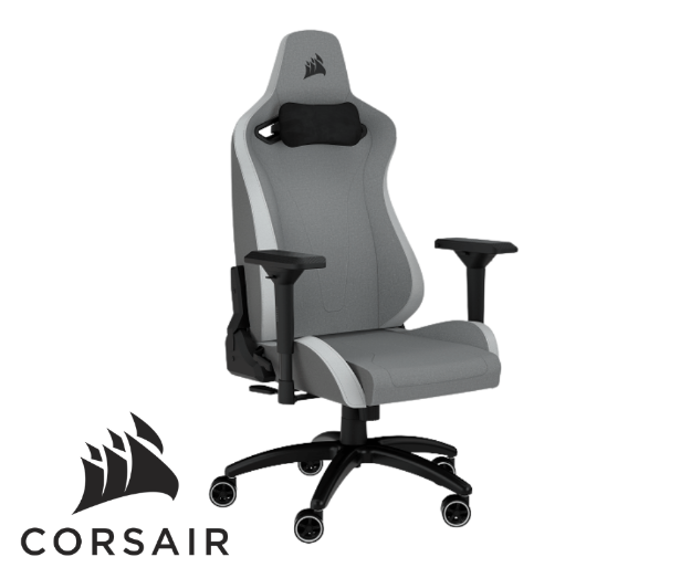 תמונה של CORSAIR | TC200 - כיסא גיימינג מקצועי מבד בצבע אפור ולבן