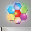תמונה של DRAGON HAXON LED TOUCH + RF | לבנות תאורה בצורת משושה 6 יחידות
