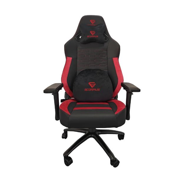 כיסא גיימינג - צבע אדום ושחור | SCORPIUS PROFESSIONAL
