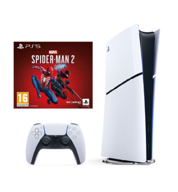 תמונה של Sony PlayStation 5 Slim Digital Edition 1TB + SPIDERMAN 2  - אחריות יבואן רשמי -קונסולת משחק סוני פלייסטיישן 5  סלים  גרסה דיגיטלית 