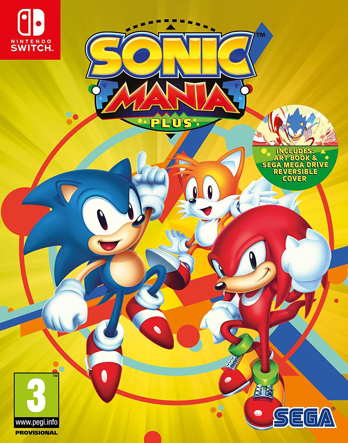 SONIC MANIA NINTENDO SWITCHחנות גיימינג משחקי וידאו, אביזרים