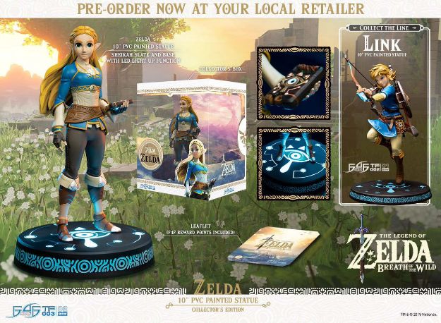 תמונה של FIRST 4 FIGURES ZELDA BREATH OF THE WILD 10 INCH COLLECTORS STATUE SPECIAL EDITION | פסלון אספנות