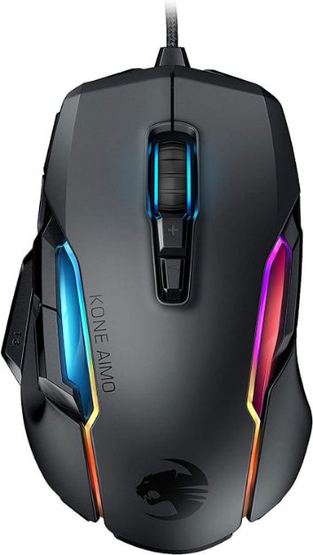 תמונה של ROCCAT | KONE AIMO REMASTERED - BLACK - עכבר גיימינג אורגונומי בצבע שחור