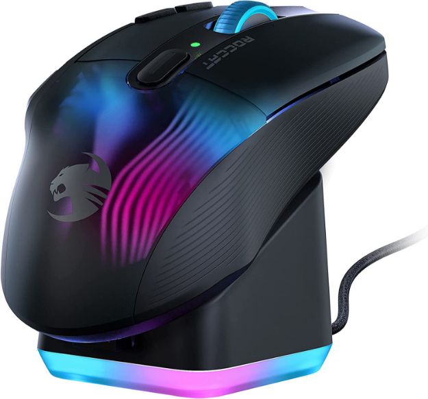 תמונה של ROCCAT | KONE XP AIR WIRELESS - BLACK - עכבר גיימינג אלחוטי + תחנת טעינה בצבע שחור