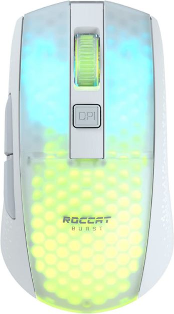 תמונה של ROCCAT | BURST PRO AIR RGB - WHITE - עכבר גיימינג אלחוטי בצבע לבן