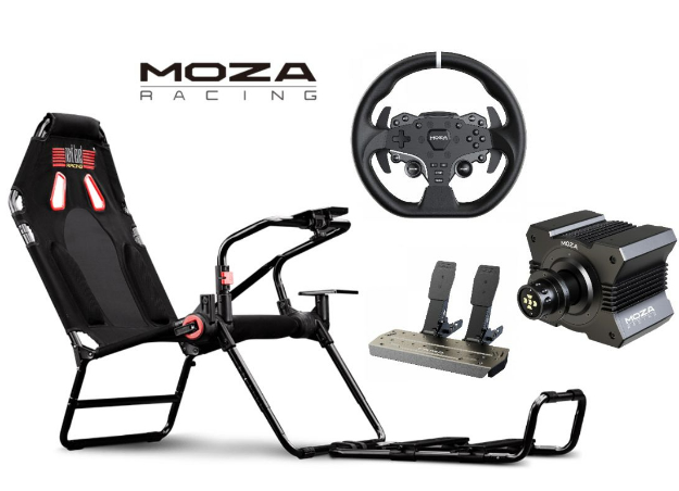 תמונה של MOZA RACING R5 BUNDLE + NEXT LEVEL RACING GT-LITE COCKPIT חבילת נהיגה
