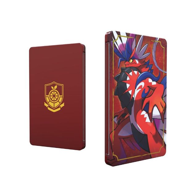 תמונה של POKEMON SCARLET & VIOLET | SCARLET STEELBOOK - אריזת מתכת מהודרת