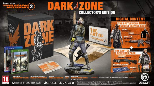 תמונה של TOM CLANCY'S THE DIVISION 2 DARK ZONE COLLECTORS EDITION PS4 מהדורת אספנים