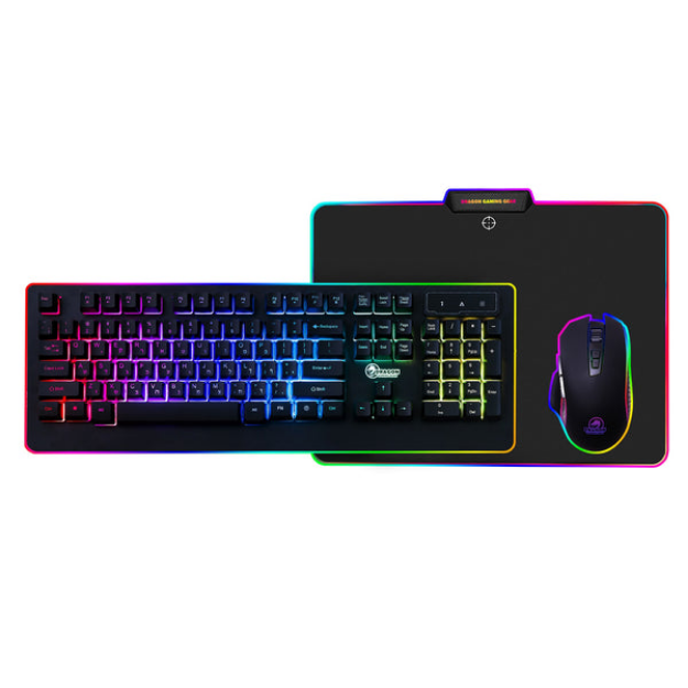 תמונה של DRAGON PC PRO COMBO KIT 3 IN 1 RGB | ערכת ציוד לגיימרים