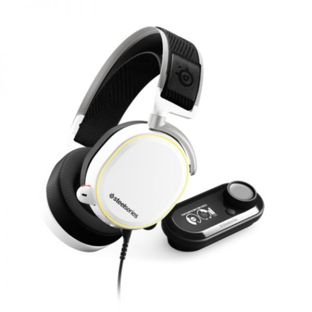 תמונה של STEELSERIES ARCTIS PRO + GAMEDAC WHITE | אוזניות גיימינג עם תחנת בקרה