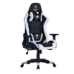 תמונה של DRAGON SPACE GAMING CHAIR WHITE כיסא גיימינג משולב RGB