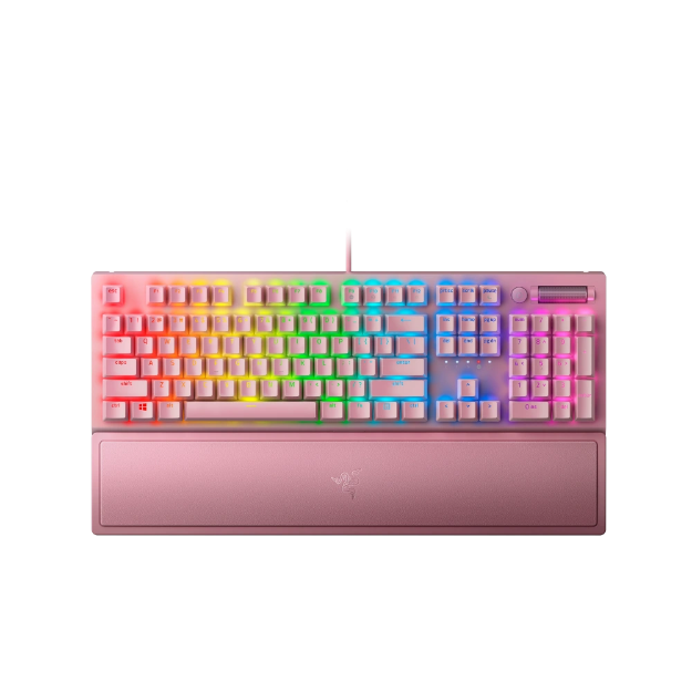 תמונה של RAZER BLACKWIDOW V3 QUARTZ PINK מקלדת גיימינג מכאנית