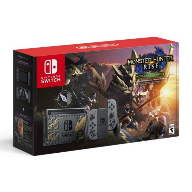 תמונה של NINTENDO SWITCH CONSOLE MONSTER HUNTER RISE SPECIAL EDITION - יבואן רשמי שנתיים אחריות