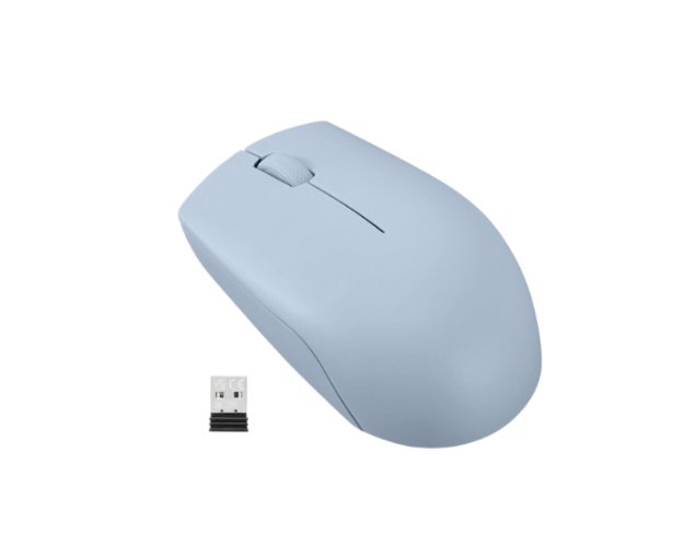 תמונה של  LENOVO | 300 WIRELESS COMPACT MOUSE - עכבר אלחוטי בצבע תכלת אפרפר