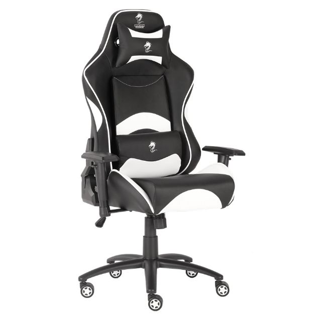 תמונה של DRAGON | VIPER GAMING CHAIR WHITE - כיסא גיימינג בצבע לבן