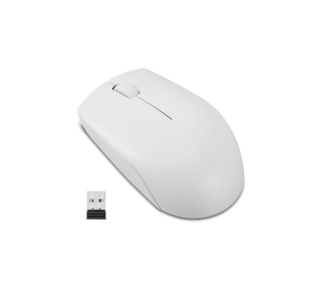 תמונה של LENOVO | 300 WIRELESS COMPACT MOUSE - עכבר אלחוטי לבן