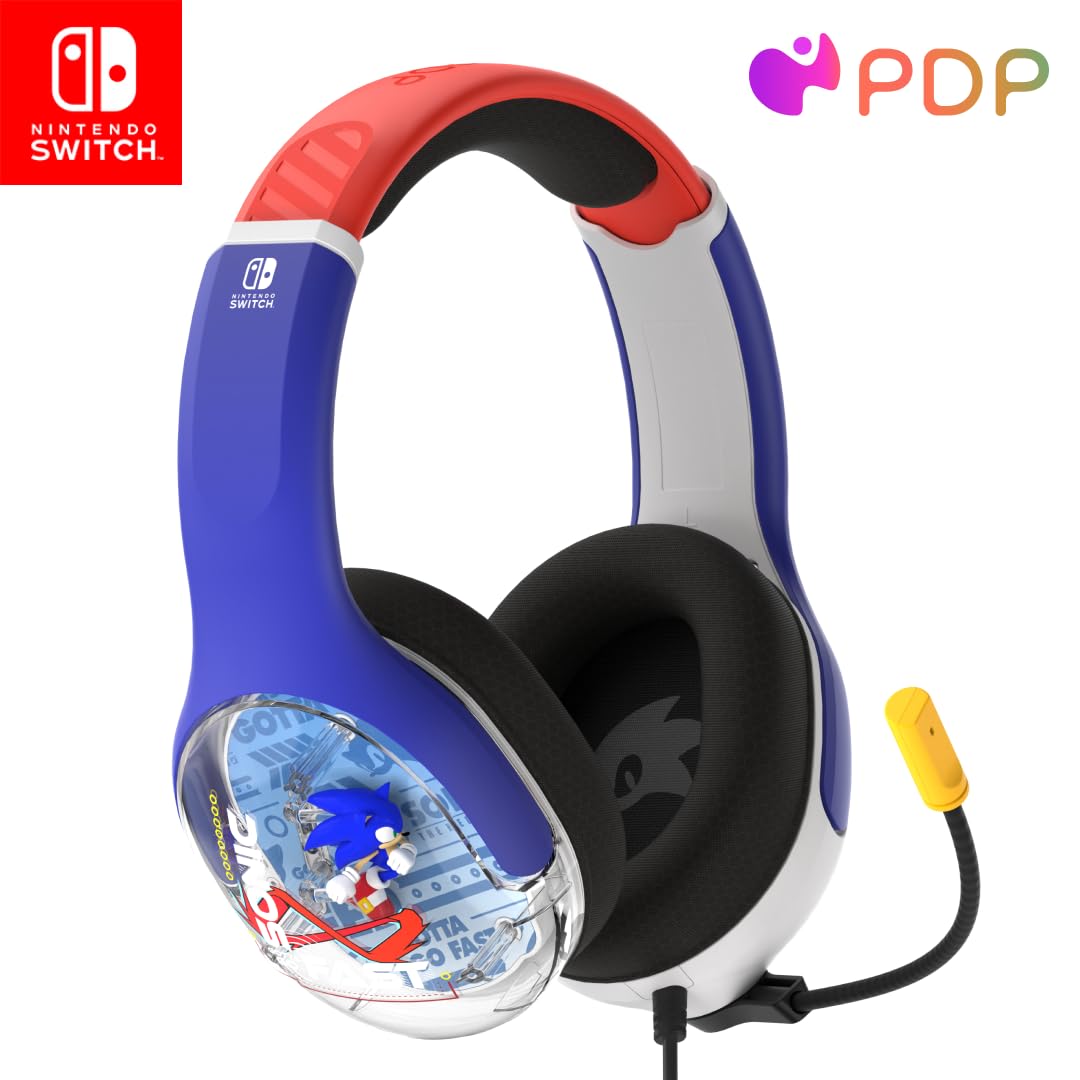 REALMZ PDP | SONIC GO FAST WIRED HEADSET NINTENDO SWITCH - אוזניות ...