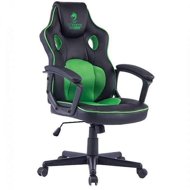 תמונה של DRAGON COMBAT GAMING CHAIR GREEN -  כיסא גיימינג ירוק