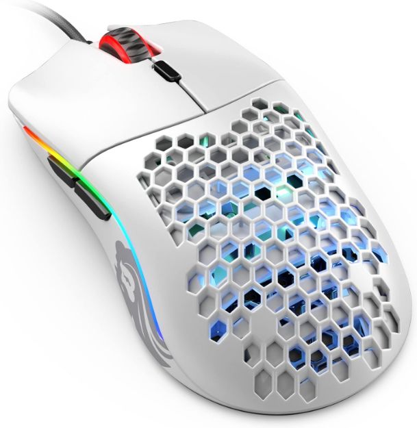 תמונה של GLORIOUS MODEL O WIRED GAMING MOUSE | עכבר גיימינג בצבע לבן מט