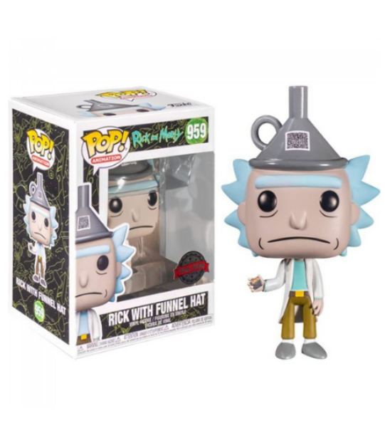 תמונה של FUNO POP RICK AND MORTY - RICK WITH FUNNEL HAT #959 SPECIAL