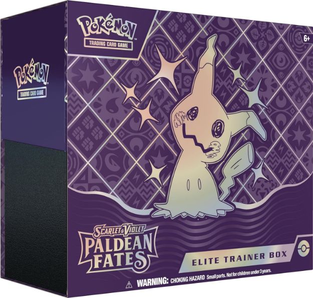 תמונה של POKEMON SCARLET AND VIOLET PALDEAN FATES ELITE TRAINER BOX מארז אספנים