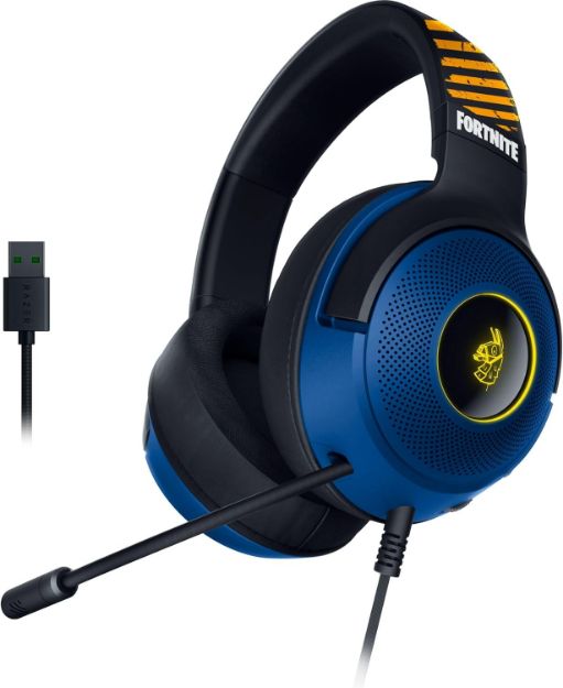 תמונה של RAZER KRAKEN V3 X WIRED USB HEADSET FORTNITE EDITION אוזניות גיימינג בעיצוב פורטנייט