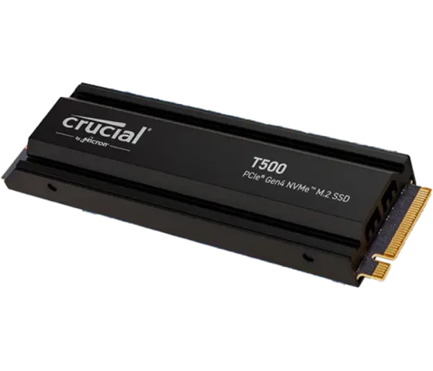 תמונה של Crucial T500 2TB PCIe Gen4 NVMe M.2 2280 כונן SSD עם צלעות קירור