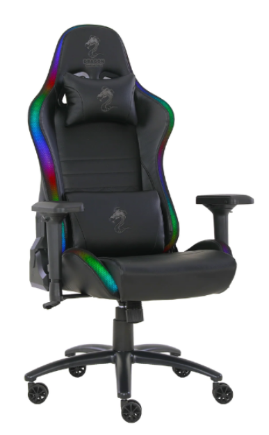 תמונה של DRAGON SPACE PLUS GAMING CHAIR BLACK GREY כיסא גיימינג שחור אפור