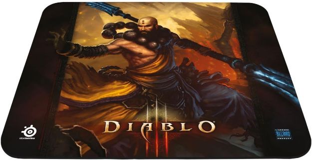 תמונה של  SteelSeries QcK Diablo III Monk Gaming Mouse Pad פד לעכבר דיאבלו 