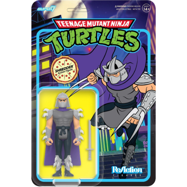 תמונה של Super 7 Teenage Mutant Ninja Turtles ReAction Figures Foot Soldier (Cartoon) בובת אספנות