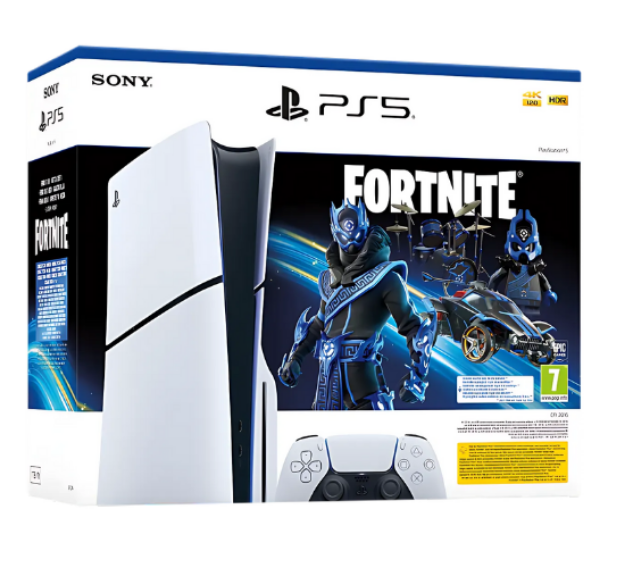 תמונה של PLAYSTATION 5 SLIM BLURAY EDITION FORTNITE COLBAT STAR