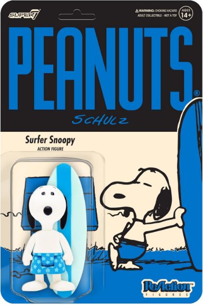 תמונה של Peanuts ReAction Figure Surfer Snoopy בובת אספנות 