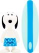 תמונה של Peanuts ReAction Figure Surfer Snoopy בובת אספנות 