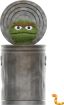 תמונה של Sesame Street ReAction Figures Oscar the Grouch בובת אספנות 