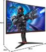 תמונה של AOC GAMING C27G2ZE 240HZ מסך מחשב גיימינג קעור 27 אינץ' - תצוגה!