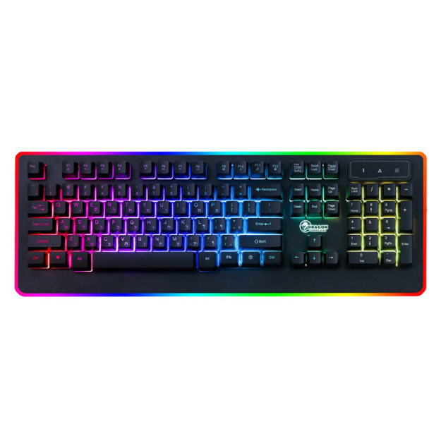 תמונה של DRAGON RGB KEYBOARD מקלדת גיימינג חוטית