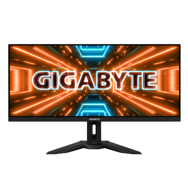 תמונה של מסך Gigabyte M34WQ 144HZ UWQHD 1MS HDR400 IPS KVM 21:9 SPK BLACK