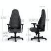 תמונה של כיסא גיימינג ומנהלים NOBLECHAIRS ICON TX ANTHRACITE