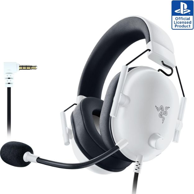 תמונה של RAZER BLACKSHARK V2 X FOR PLAYSTATION WHITE אוזניות גיימינג חוטיות חיבור אנלוגי 