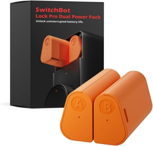 תמונה של SWITCHBOT LOCK PRO DUAL POWER PACK חבילת סוללות כפולה