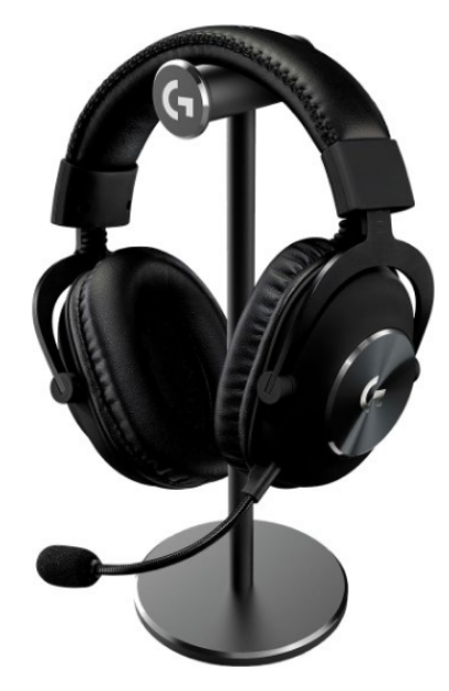 תמונה של Logitech G Pro X אוזניות גיימינג שחורות עם מעמד 