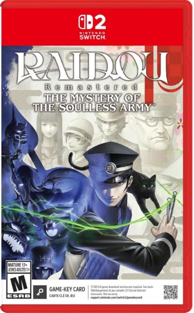 תמונה של RAIDOU REMASTERED THE MYSTERY OF THE SOULESS ARMY NINTENDO SWITCH 2