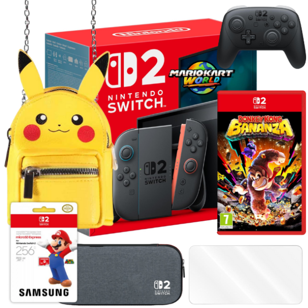 תמונה של  NINTENDO SWITCH 2 CONSOLE BUNDLE יבואן רשמי חבילת פיקאצ'ו 4