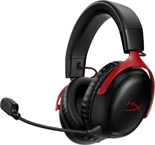 תמונה של  HyperX Cloud III Wireless Black Red אוזניות גיימינג אלחוטיות 