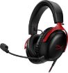 תמונה של  HyperX Cloud III Black Red אוזניות גיימינג